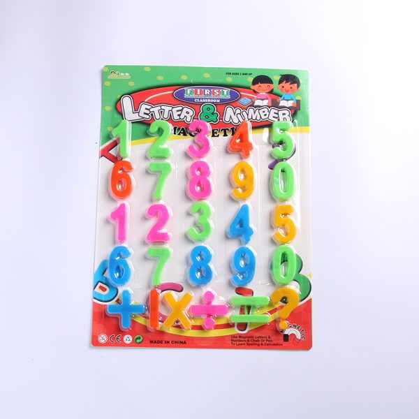 Magnetic Letters and Numbers