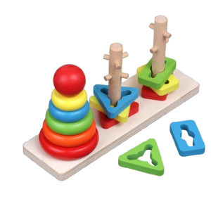 Montessori Wooden Toy Set Column